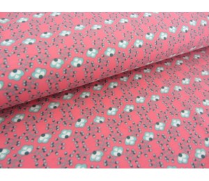 Jersey By Lots - Blumen Kombi aprikot